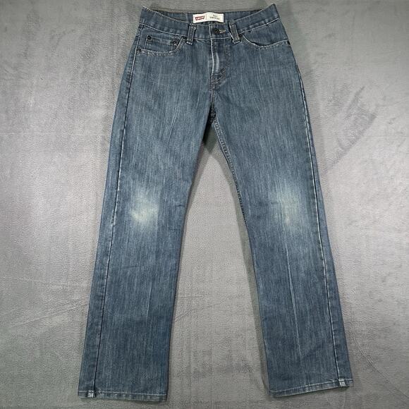 Levi's Denim - Levi’s 514 Straight Jeans Blue Women’s 14 Reg 27x27 Mid Rise Denim Casual